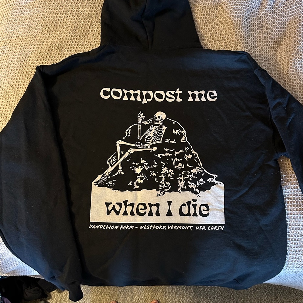 Compost Me—Black Hoodie